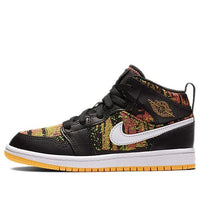 (PS) Air Jordan 1 Mid 'Black Laser Orange' 640737-003