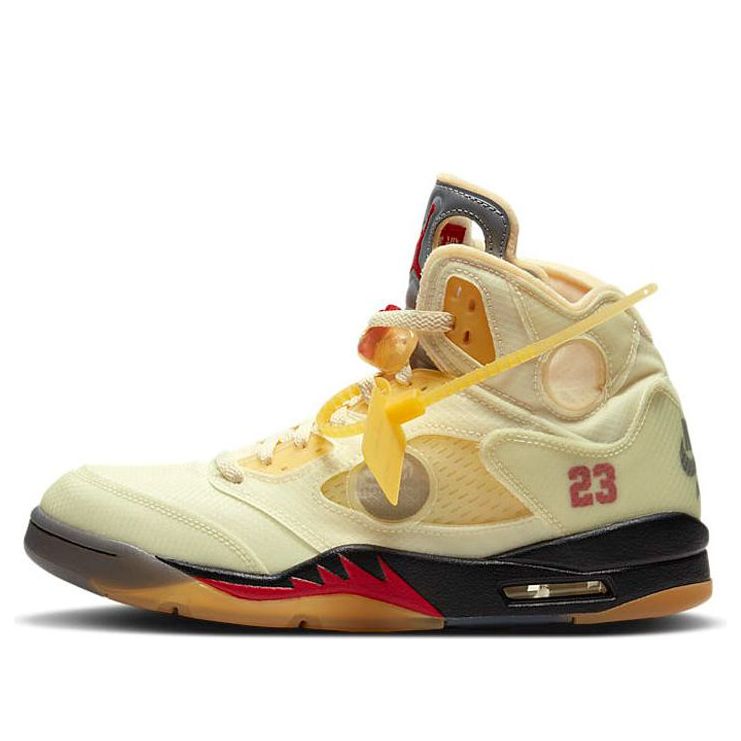 Air Jordan 5 x Off-White SP 'Sail' DH8565-100