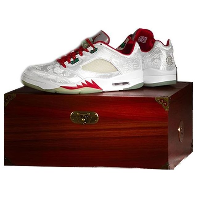 Air Jordan 5 Low x CLOT 'White Silk'  1551183