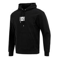 Air Jordan Drawstring Knit Hoodie Men's Black DQ7339-010