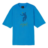 Air Jordan x Union Crossover SS22 Solid Color Character Alphabet Printing Round Neck Short Sleeve Asia Edition Blue DM2840-483