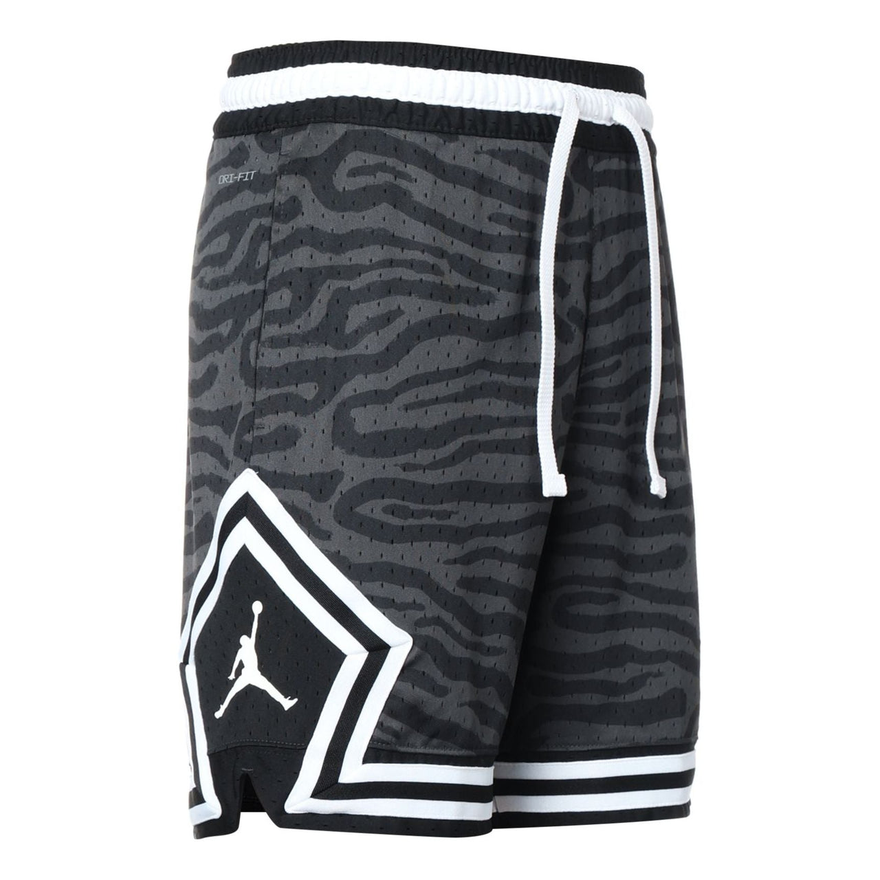 Air Jordan Dri-fit Sport BC Diamond Casual Sports Breathable Zebra Printing Shorts Black DM2819-010