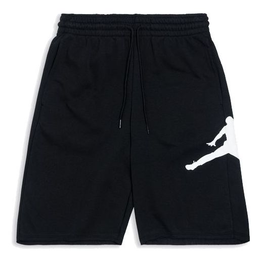 Air Jordan Jumpman Fleece Shorts Sports Breathable Lacing Black AQ3115-010