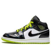 (GS) Air Jordan 1 Mid SE 'Black Cyber' BQ6931-003