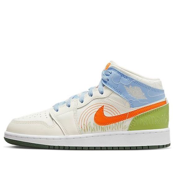 (GS) Air Jordan 1 Mid SE 'Stitch' DX2462-100