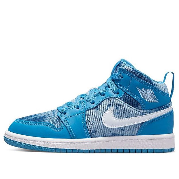 (PS) Air Jordan 1 Mid 'Washed Denim' DM8952-400