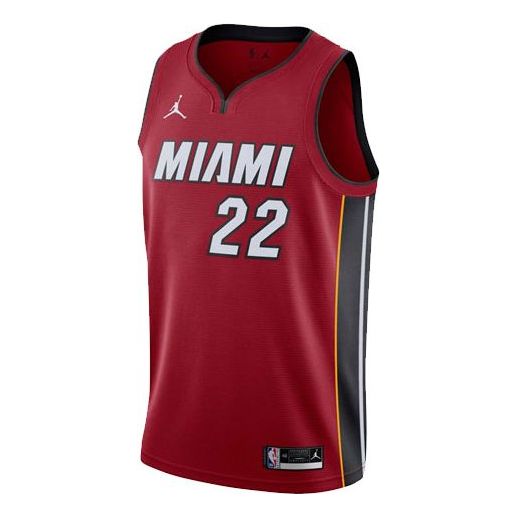 Men's Air Jordan Basketball Sports SW Fan Edition 20-21 Season Miami Heat Butler 2 No. 2 Jersey CV9483-611