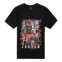 Air Jordan x Travis Scott Joint Houston Rapper T-Shirt 'Black' CK4032-010