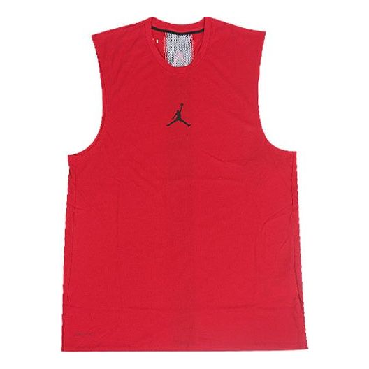 Air Jordan Quick Dry Basketball Training Sports Vest Red CU1025-687