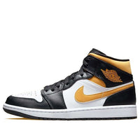 Air Jordan 1 Mid 'Black University Gold' 554724-177