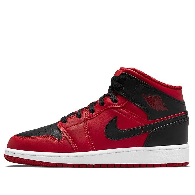 (GS) Air Jordan 1 Mid 'Reverse Bred' 554725-660