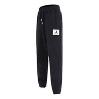 Men's Air Jordan Essentials Statement Casual Sports Knit Long Pants/Trousers Autumn Black DA9813-010