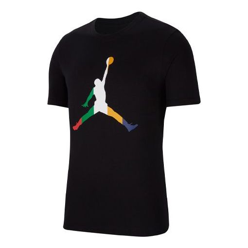 Air Jordan Sport Dna Jumpman Round Neck Short Sleeve Black CU1975-010