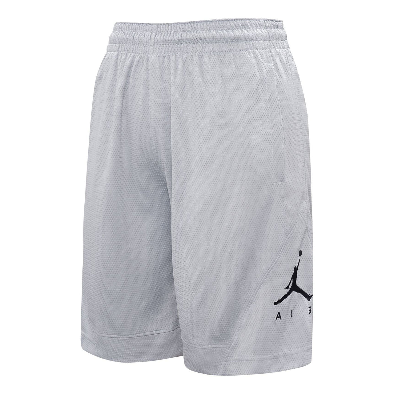 Air Jordan Rise Striped Triangle Logo Printing Quick-dry Knit Basketball Short Pant Male Grey BV5265-012