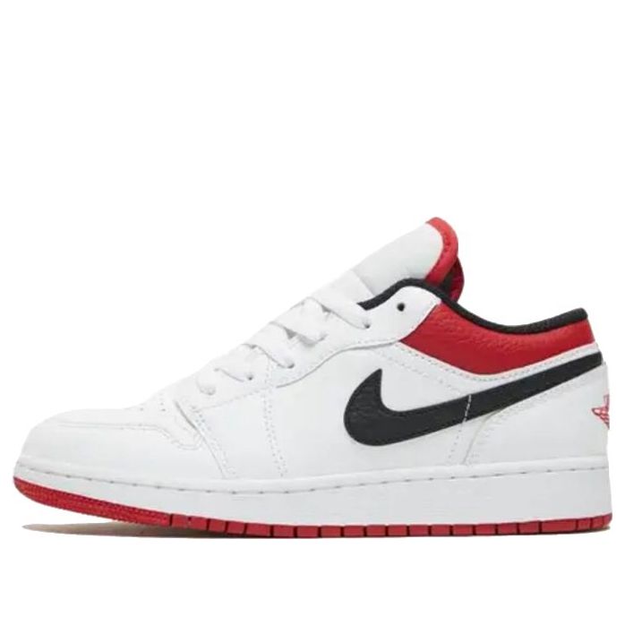 (GS) Air Jordan 1 Low 'White Gym Red' 553560-118