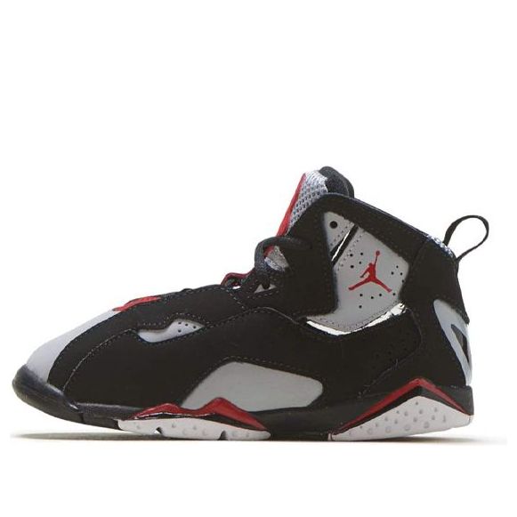 (TD) Air Jordan True Flight 'Black Red Grey' 343797-060