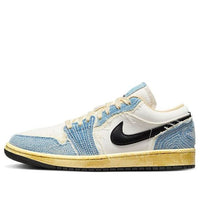 Air Jordan 1 Low SE WRMK 'Sashiko Denim' FN7670-493