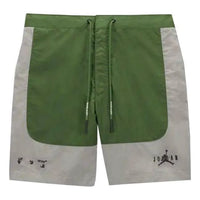 Air Jordan x Off-White MJ Baggy Shorts Asia Sizing 'Forest Green Phantom Black' DM7472-361