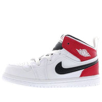 (TD) Air Jordan 1 Mid 'White Gym Red' 640735-116