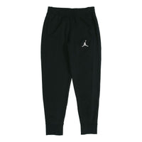 Air Jordan Flight Fleece Knit Fleece Lined Casual Sports Long Pants Black AH3933-010