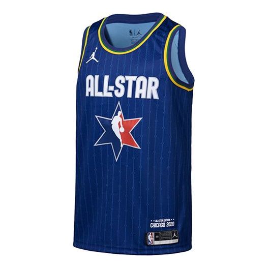 Air Jordan NBA All-Star Edition SW Fan Edition 2020 Chicago Kyrie Irving 11 Sports Basketball Jersey Blue CJ1059-402