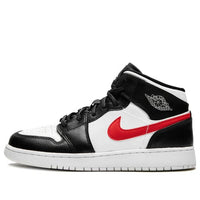 (GS) Air Jordan 1 Retro Mid 'Multi-Color Swoosh' 554725-052