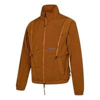 Air Jordan Sports Life Series Removable Long Sleeve Logo Stand Up Collar Jacket Coat Orange DH3289-220