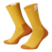 Air Jordan x Union Crossover Logo Solid Color Sports Socks Unisex One Pair Yellow DA2563-710