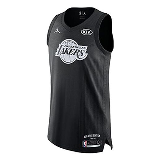 Air Jordan Kobe Bryant All-Star Edition Authentic Jersey AU Jersey For Men Black 928867-016