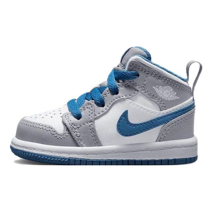 (TD) Air Jordan 1 Mid 'Cement True Blue' DQ8425-014