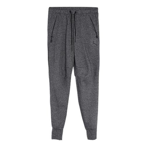 Men's Air Jordan Fleece Lined Athleisure Casual Sports Long Pants/Trousers Gray 809475-010