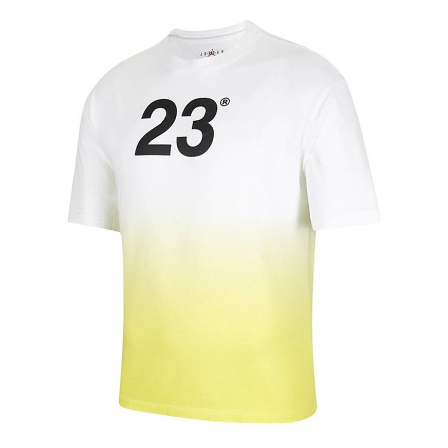 Air Jordan 23 Engineered Casual Sports Round Neck Short Sleeve White CV3378-100