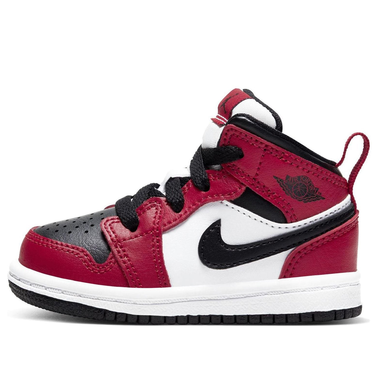 (TD) Air Jordan 1 Mid 'Chicago Black Toe' 640735-069