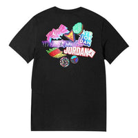 Air Jordan All-Star Color Label Printing Basketball Short Sleeve Black CD5639-010