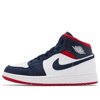 (GS) Air Jordan 1 Mid 'USA Olympic' BQ6931-104