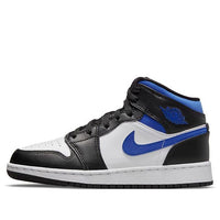 (GS) Air Jordan 1 Mid 'White Black Racer Blue' 554725-140