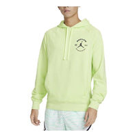 Air Jordan Solid Color Drawstring Hoodie Men's Light Lime DV1291-383