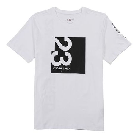 Air Jordan 23 Engineered Sports short sleeve Men White AT8818-100