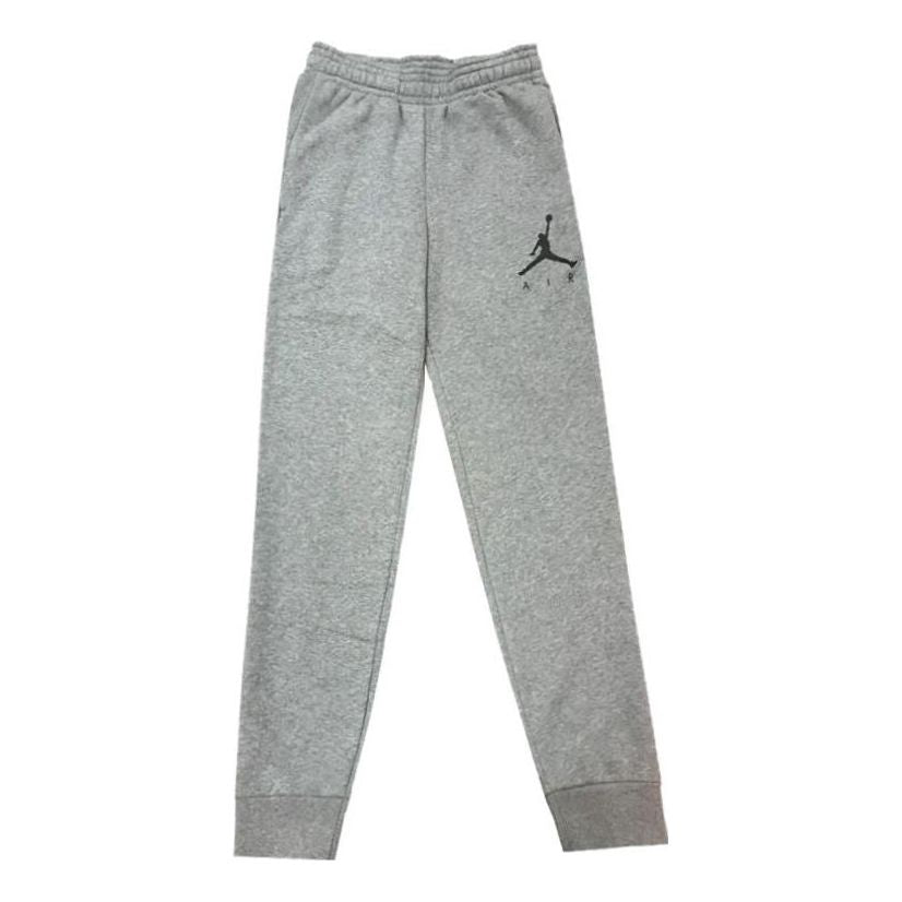 Air Jordan Solid Color Slim Fit Bundle Feet Sweatpants 'Grey' BQ1427-091