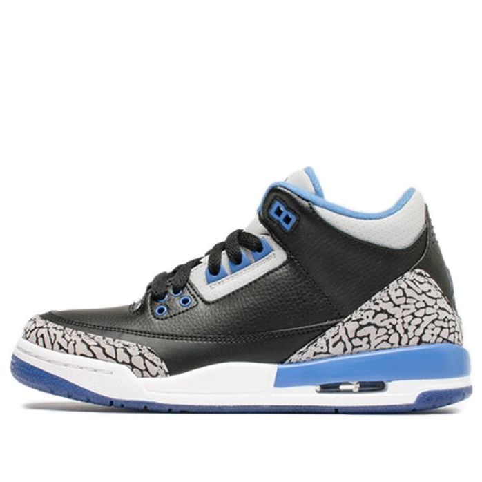 (GS) Air Jordan 3 Retro 'Sport Blue' 398614-007