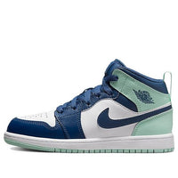 (PS) Air Jordan 1 Mid 'Blue Mint' 640734-413