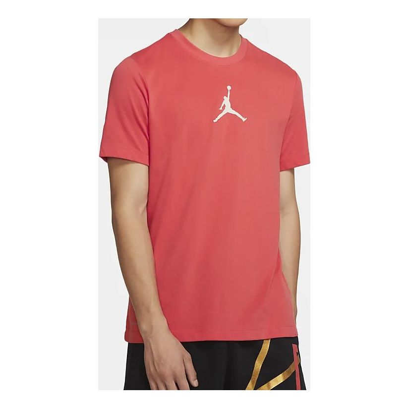 Men's Air Jordan Jumpman Dfct Ss Crew Round Neck Short Sleeve Small Red T-Shirt CW5191-631