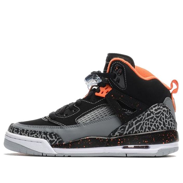 (GS) Air Jordan Spiz'ike 'Black Electric Orange' 317321-080