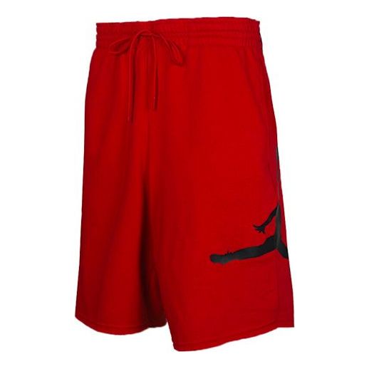 Men's Air Jordan Jumpman Sports Knit Red Shorts AQ3116-687