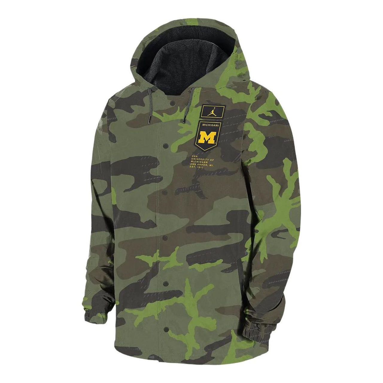 Air Jordan College Jacket 'Green Camo' DQ2233-328