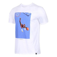 Air Jordan slamdunk Photo Printing Sports Short Sleeve White 915935-100