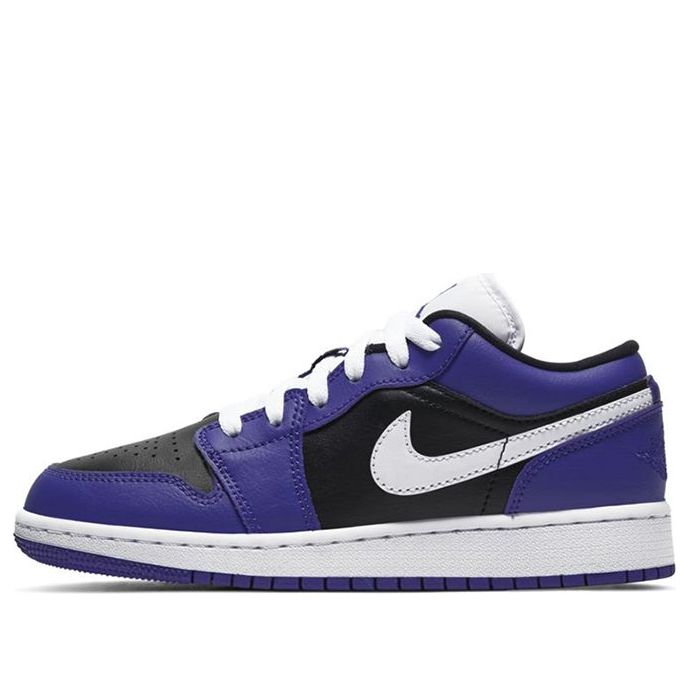 (GS) Air Jordan 1 Low 'Black Court Purple' 553560-501