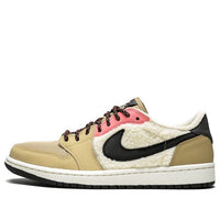 (WMNS) Air Jordan 1 Retro Low Fleece 'Parachute Beige' AQ0828-200