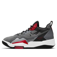 Air Jordan Zoom '92 'Smoke Grey Black Gym Red' CK9183-006