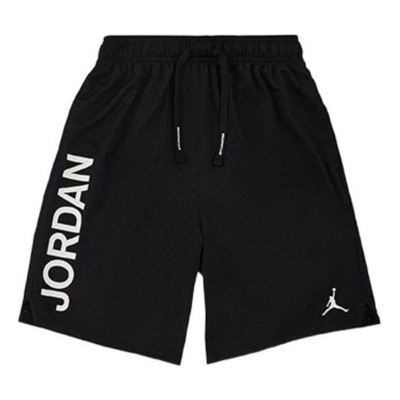 Men's Air Jordan Alphabet Logo Printing Sports Shorts Black DV5030-010